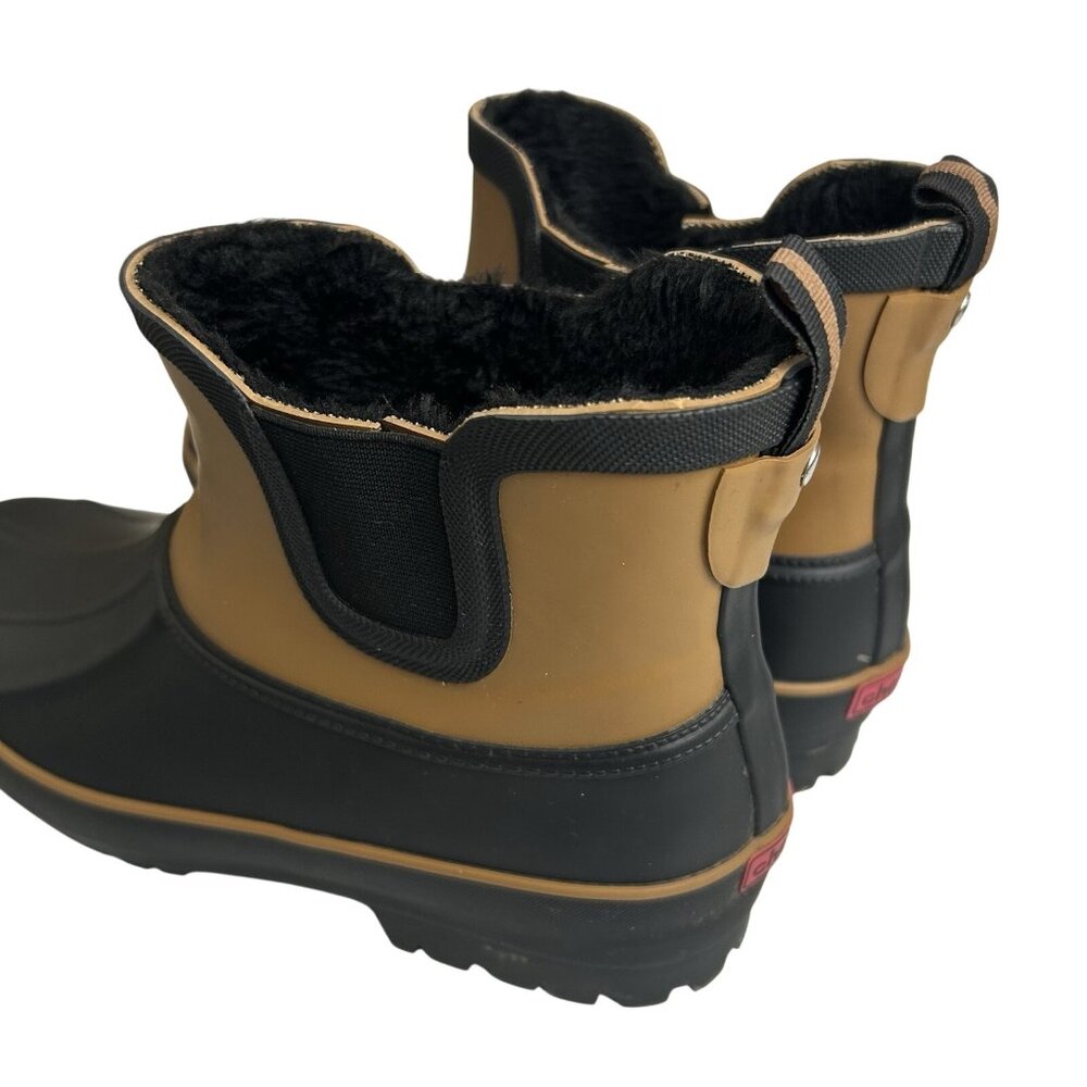 Chooka Women 8 Chelsea Duck Rain Boot Waterproof Plush-Lined Memory Foam Insole - Picture 10 of 12